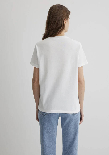 Resim Mavi Regular Kadın  T-shirt M1613133-70057