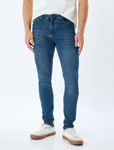 Resim Koton Erkek Jean Pantolon 5WAM40075ID