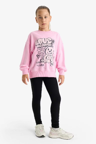 Resim Defacto Kız Çocuk  Sweat E6755A8/PN666