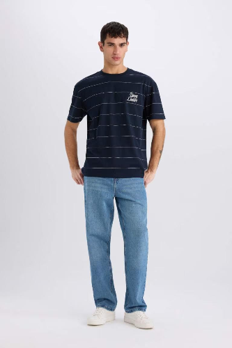 Resim Defacto Erkek  T-shirt E0592AXNV253