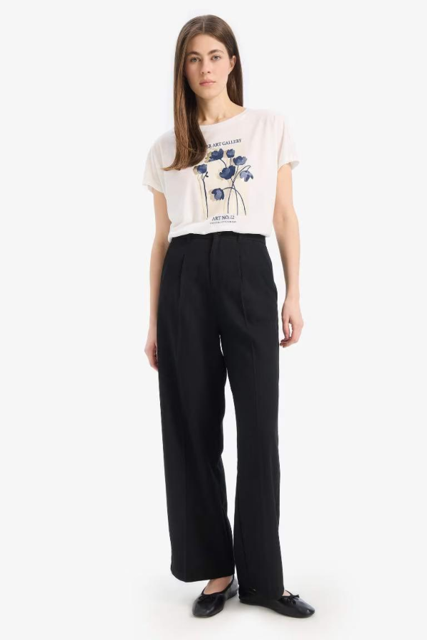 Resim Defacto Kadın T-shirt E5138AX/ER105