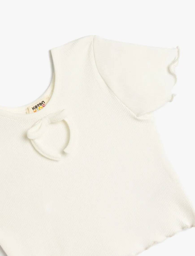 Resim Koton Kız Çocuk T-shirt 5SKG10079AK