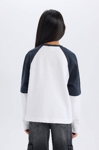 Resim Defacto Kız Çocuk Sweat D9443A8WT34