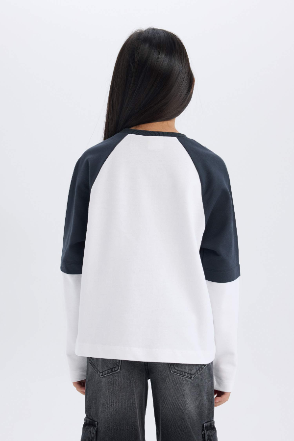 Resim Defacto Kız Çocuk Sweat D9443A8WT34