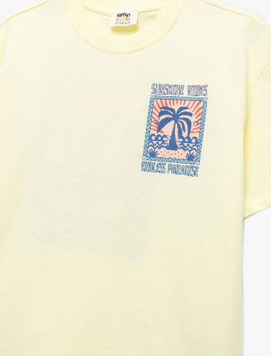 Resim Koton Erkek Çocuk T-shirt 5SKB10627TK