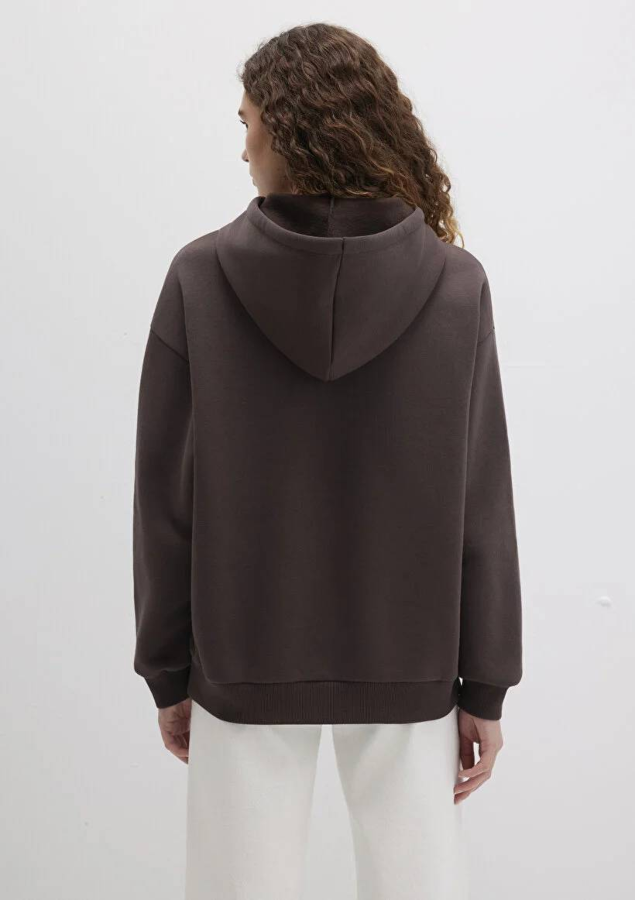 Resim Mavi Logo Kapüşonlu Kadın Sweat M1600361-70222