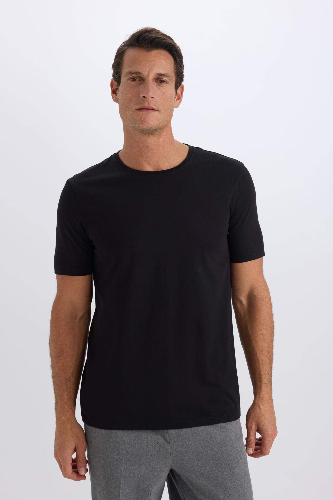 Resim Defacto Erkek  T-shirt M6606AZBK81