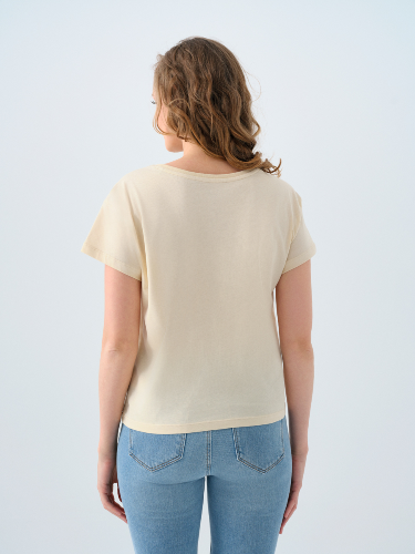 Resim Loft Kadın Regular Fit T-Shirt Lf2038918