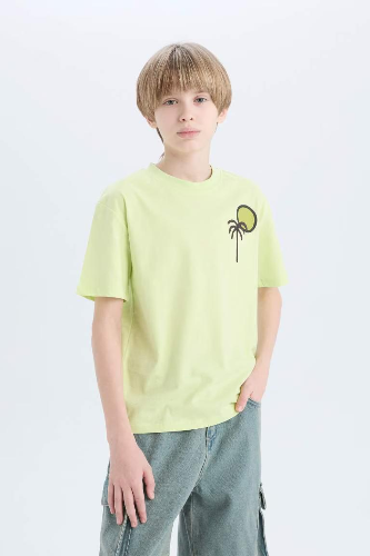 Resim Defacto Erkek Çocuk Kısa Kol T-shirt E0967A8GN404