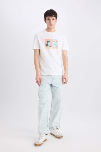 Resim Defacto Erkek  T-shirt E0584AXWT34