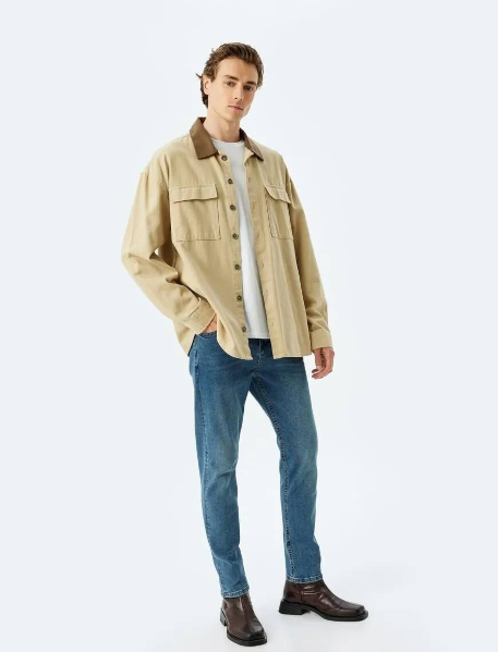 Resim Koton MICHEAL Skinny Erkek Jean  Pantolon 5SAM40040ID