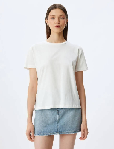 Resim Koton Kadın T-shirt 5SAL10032IK