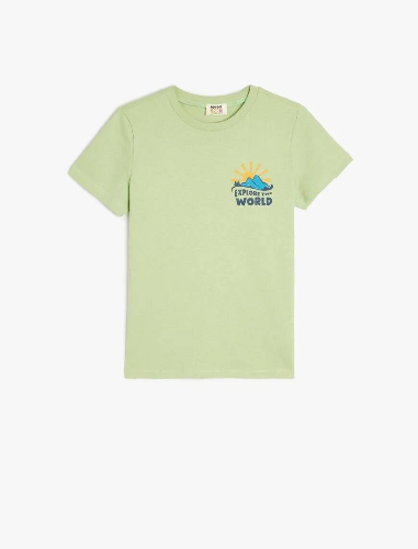 Resim Koton Erkek Çocuk Kısa kol T-shirt 5SKB10124TK