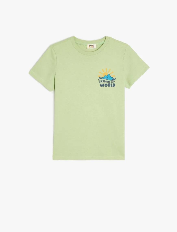 Resim Koton Erkek Çocuk Kısa kol T-shirt 5SKB10124TK
