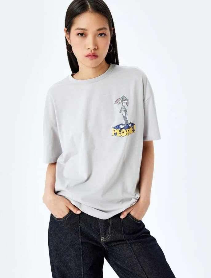 Resim Koton Kadın T-shirt 5SAL10154IK