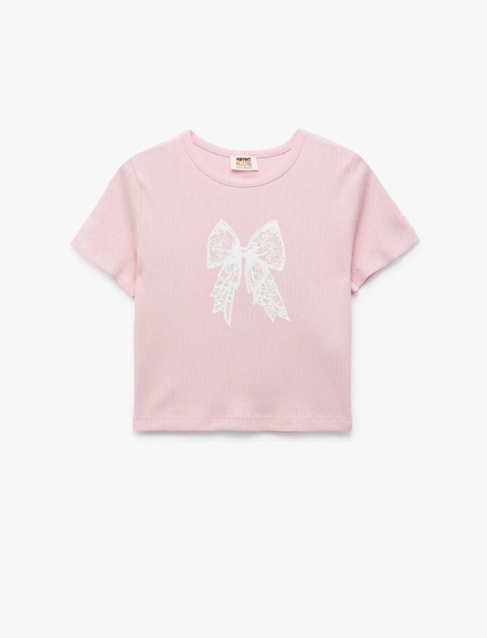 Resim Koton Kız Çocuk T-shirt 5SKG10231AK