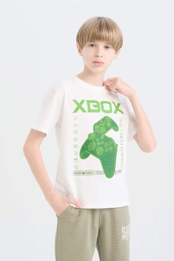 Resim Defacto Erkek Çocuk Kısa Kol T-shirt E3100A8/WT34