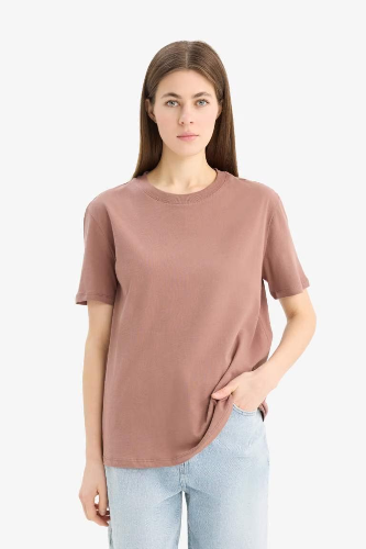 Resim Defacto Kadın Kısa Kol T-shirt W9584AZ/BN552