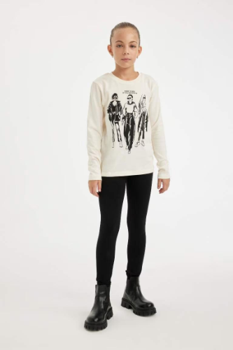 Resim Defacto Kız Çocuk Sweat Takım D3342A8/ER99