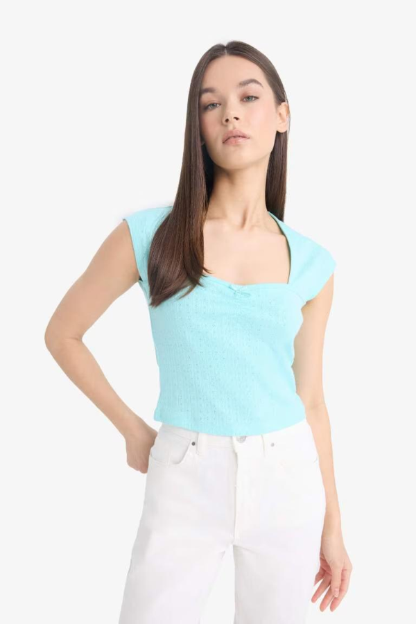 Resim Defacto Kadın T-shirt F2238AX/TR516