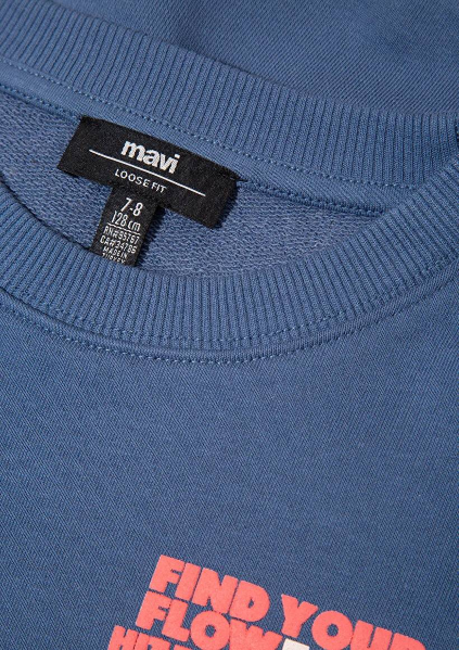 Resim Mavi Find Your Erkek Çocuk Sweat M6S10128-86702