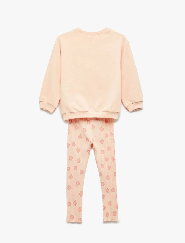 Resim Koton Kız Bebek Sweat Takım 6Wmg10042Ak