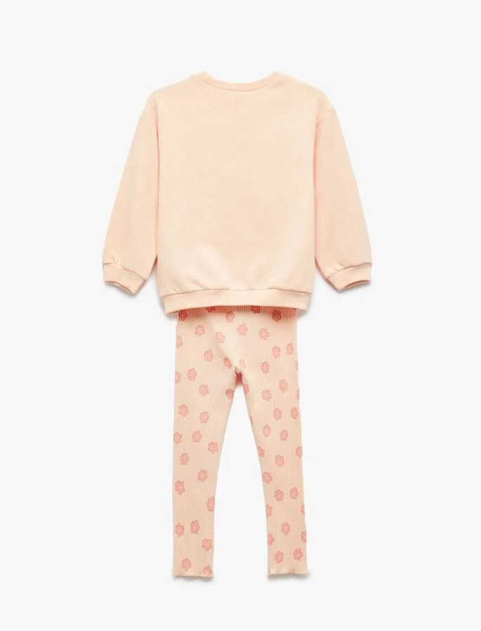 Resim Koton Kız Bebek Sweat Takım 6Wmg10042Ak