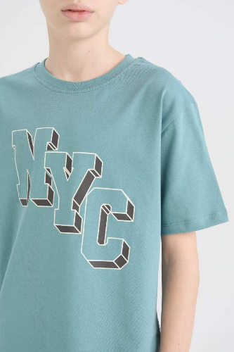 Resim Defacto Erkek Çocuk Kısa Kol T-shirt D9263A8GN1176