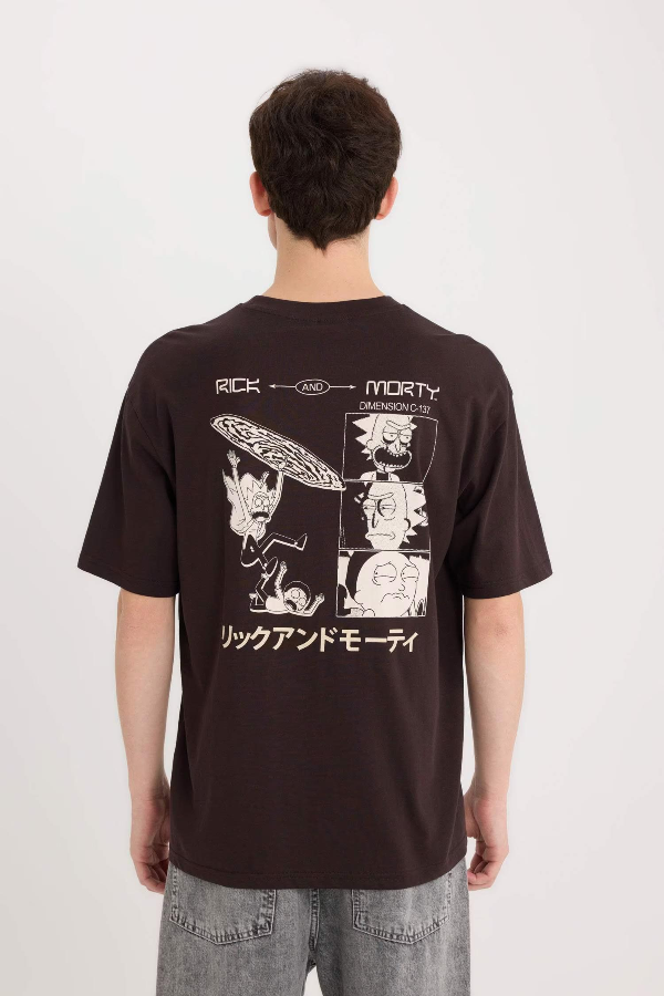 Resim Defacto Erkek  T-shirt D9843AXBN337