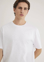 Resim Mavi Mavi Baskılı Erkek T-Shirt M0611313-620