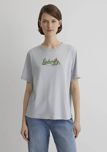 Resim Mavi Regular Kadın  T-shirt M1613166-70075