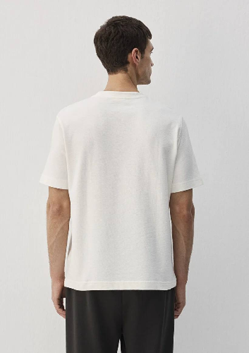Resim Mavi Kısa Kol Erkek T-Shirt M0612493-70057