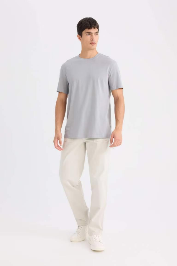 Resim Defacto Erkek  T-shirt V7699AZ/GR89