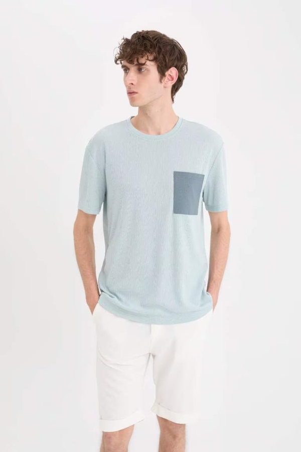 Resim Defacto Erkek  T-shirt B6535AX/BE215