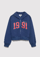 Resim Mavi 1991 Baskılı Kız Çocuk Sweat M7S10119-70721