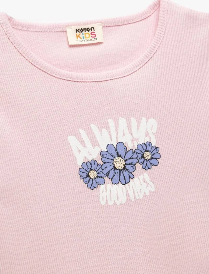 Resim Koton Kız Çocuk T-shirt 5SKG10265AK