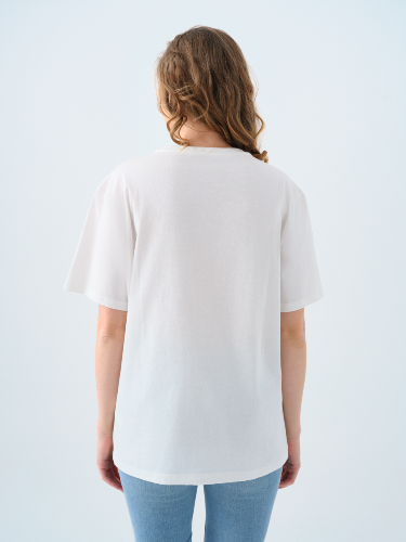 Resim Loft Kadın Oversize T-Shirt Lf2039481