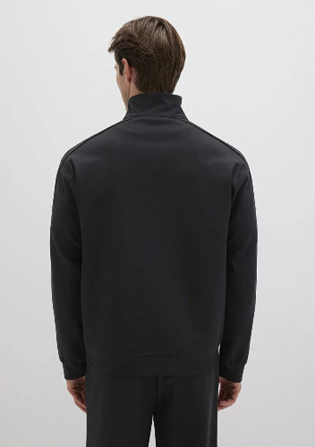 Resim Mavi Bisiklet Yaka Erkek Sweat M0S10387-900