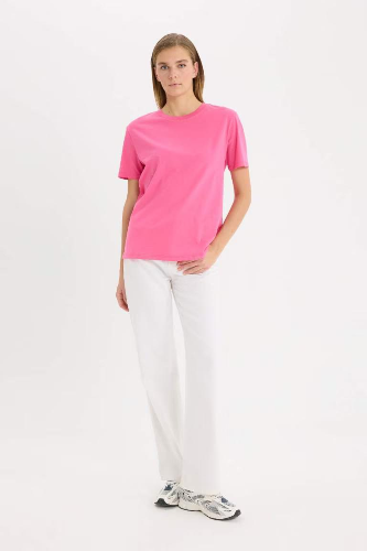 Resim Defacto Kadın Kısa Kol T-shirt W9584AZPN43