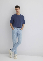 Resim Mavi Tapered Erkek  Jean Pantolon M0081089804
