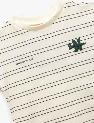 Resim Koton Kadın Kısa Kol T-shirt 5SAK60197UW