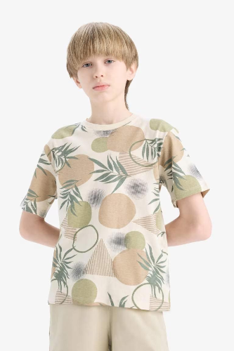 Resim Defacto Erkek Çocuk Kısa Kol T-shirt D9289A8/BG33
