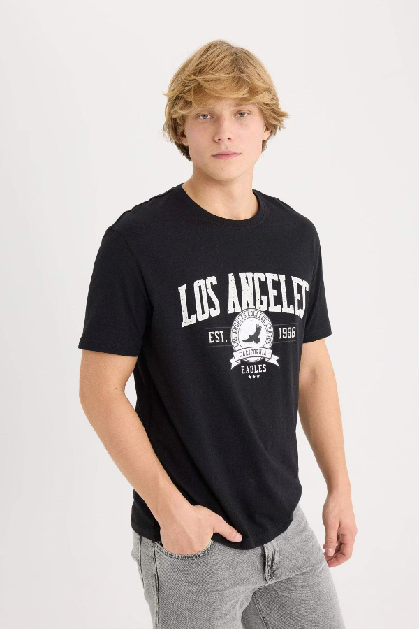 Resim Defacto Erkek  T-shirt D5577AXBK81