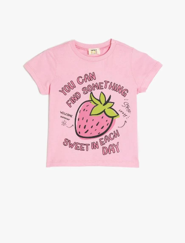 Resim Koton Kız Çocuk T-shirt 5SKG10072AK