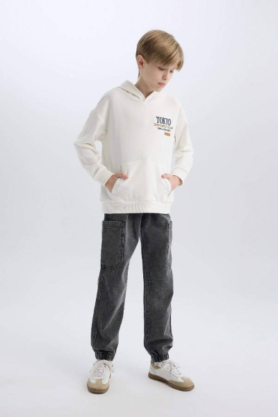 Resim Defacto Erkek Çocuk  Jean Pantolon F0454A8/NM40