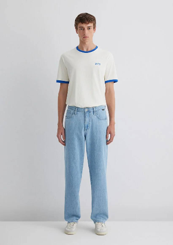 Resim Mavi Loose Erkek  Jean Pantolon M0010101-89518