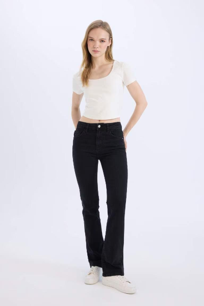 Resim Defacto Kadın Jean Pantolon D5529AX/NM40