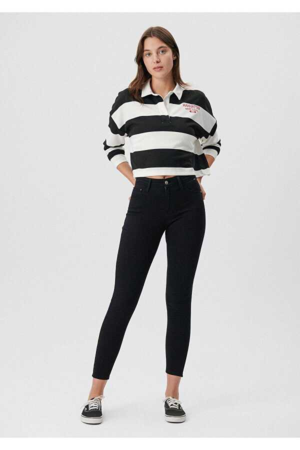 Resim Mavi TESS Kadın Jean Pantolon M100328-35252