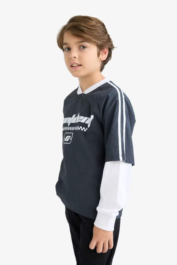 Resim Defacto Erkek Çocuk Uzun Kol T-shirt F1964A8/AR222
