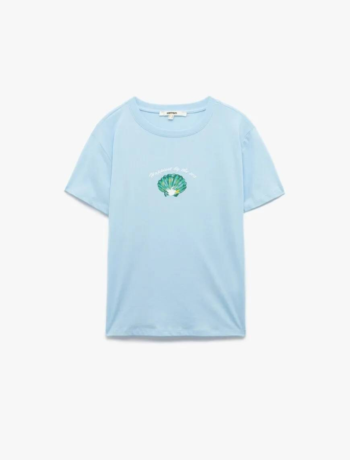 Resim Koton Kadın T-shirt 5SAK50186EK